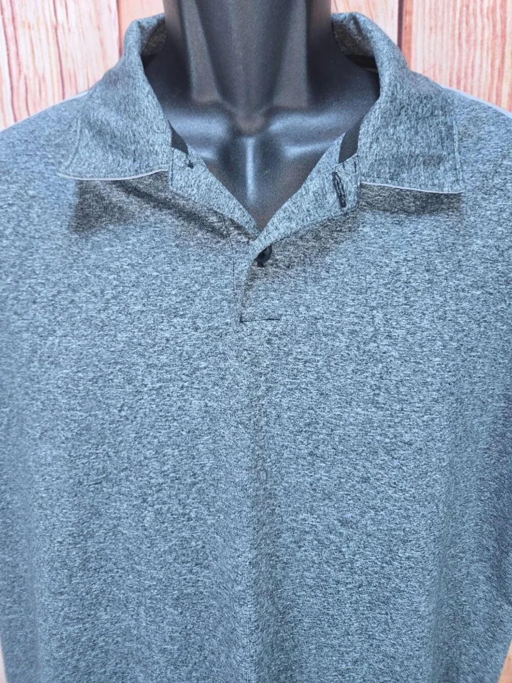 Nike Golf Tour Performance Dri-Fit Mens Gray Polo Large